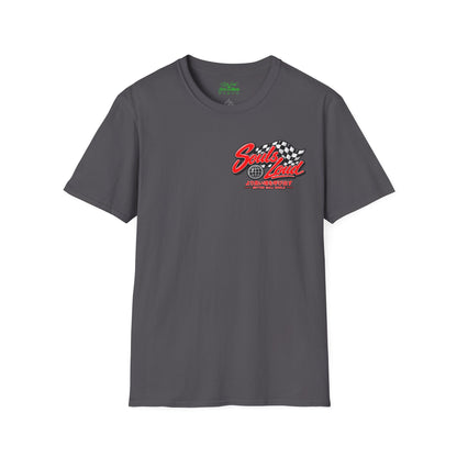Souls Loud Racing  Retro Checkered Flag T-Shirt