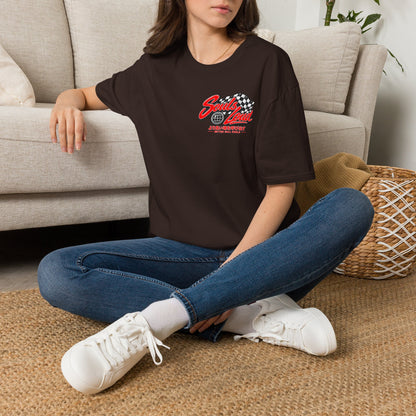 Souls Loud Racing  Retro Checkered Flag T-Shirt