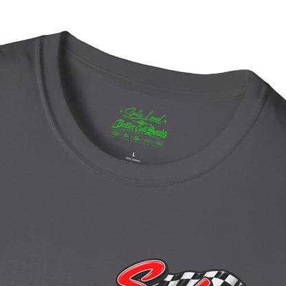 Souls Loud Racing  Retro Checkered Flag T-Shirt