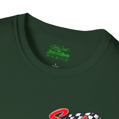 Souls Loud Racing  Retro Checkered Flag T-Shirt