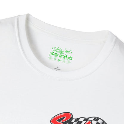 Souls Loud Racing  Retro Checkered Flag T-Shirt
