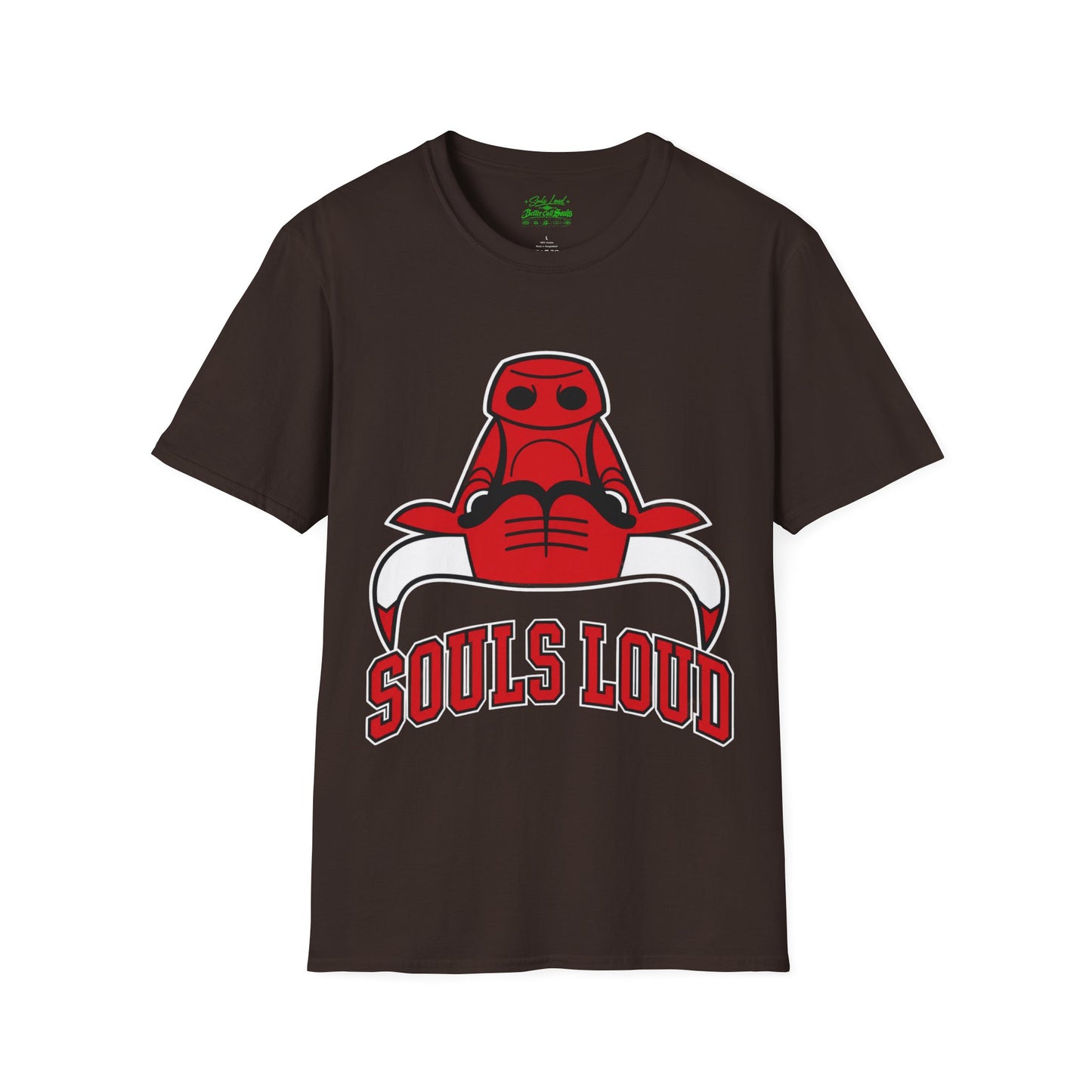 Souls Loud Bulls Robot Mascot  T-Shirt