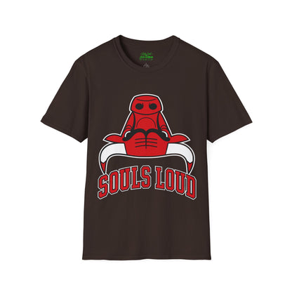 Souls Loud Bulls Robot Mascot  T-Shirt