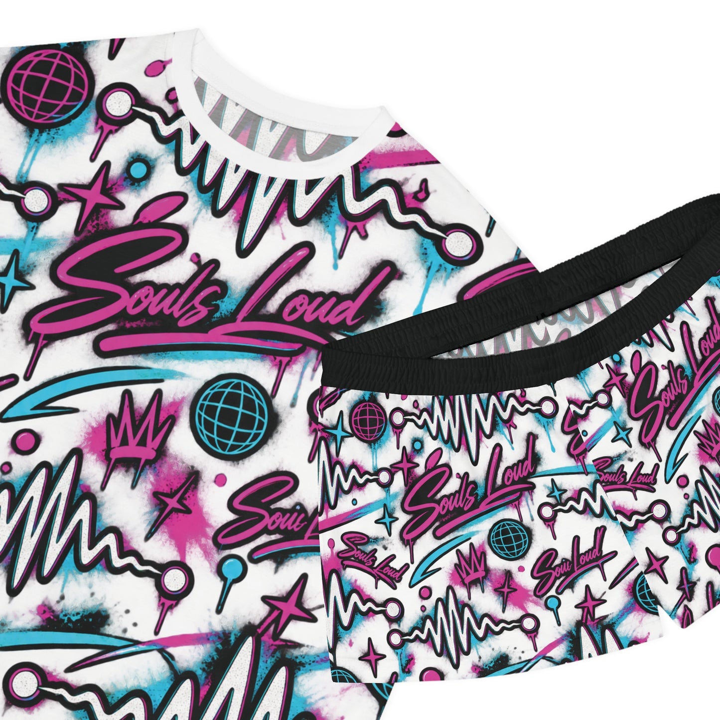 Souls Loud® Neon Frequency PJ Set.