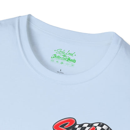 Souls Loud Racing  Retro Checkered Flag T-Shirt