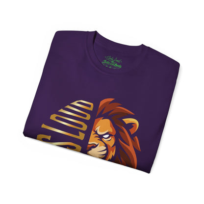 Lion Split Face T‑Shirt — "Souls Loud" Graphic Tee