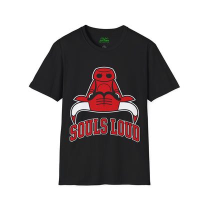 Souls Loud Bulls Robot Mascot  T-Shirt
