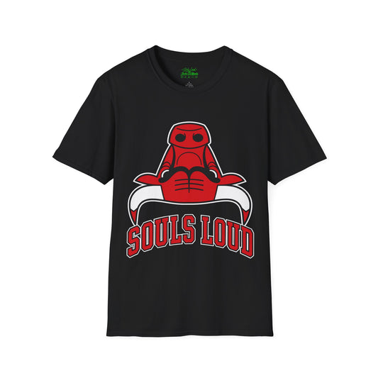Souls Loud Bulls Robot Mascot  T-Shirt