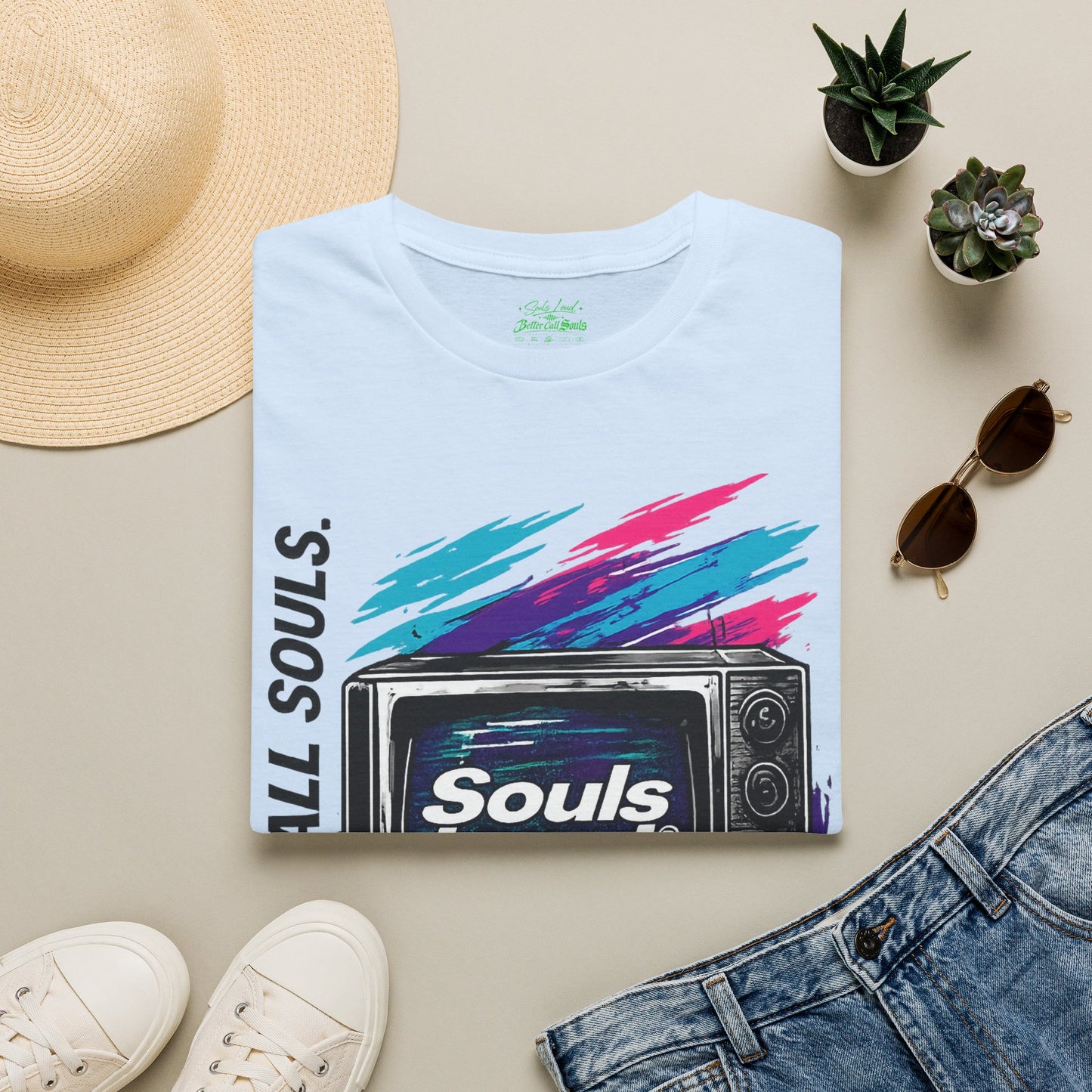 NO SIGNAL Souls Loud Better Call Souls. T-Shirt