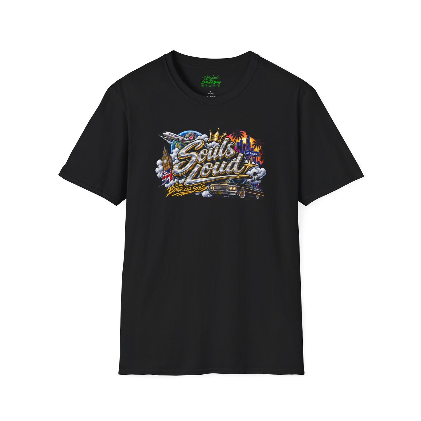 Copy of Souls Loud Retro LA Car & Cityscape T-Shirt