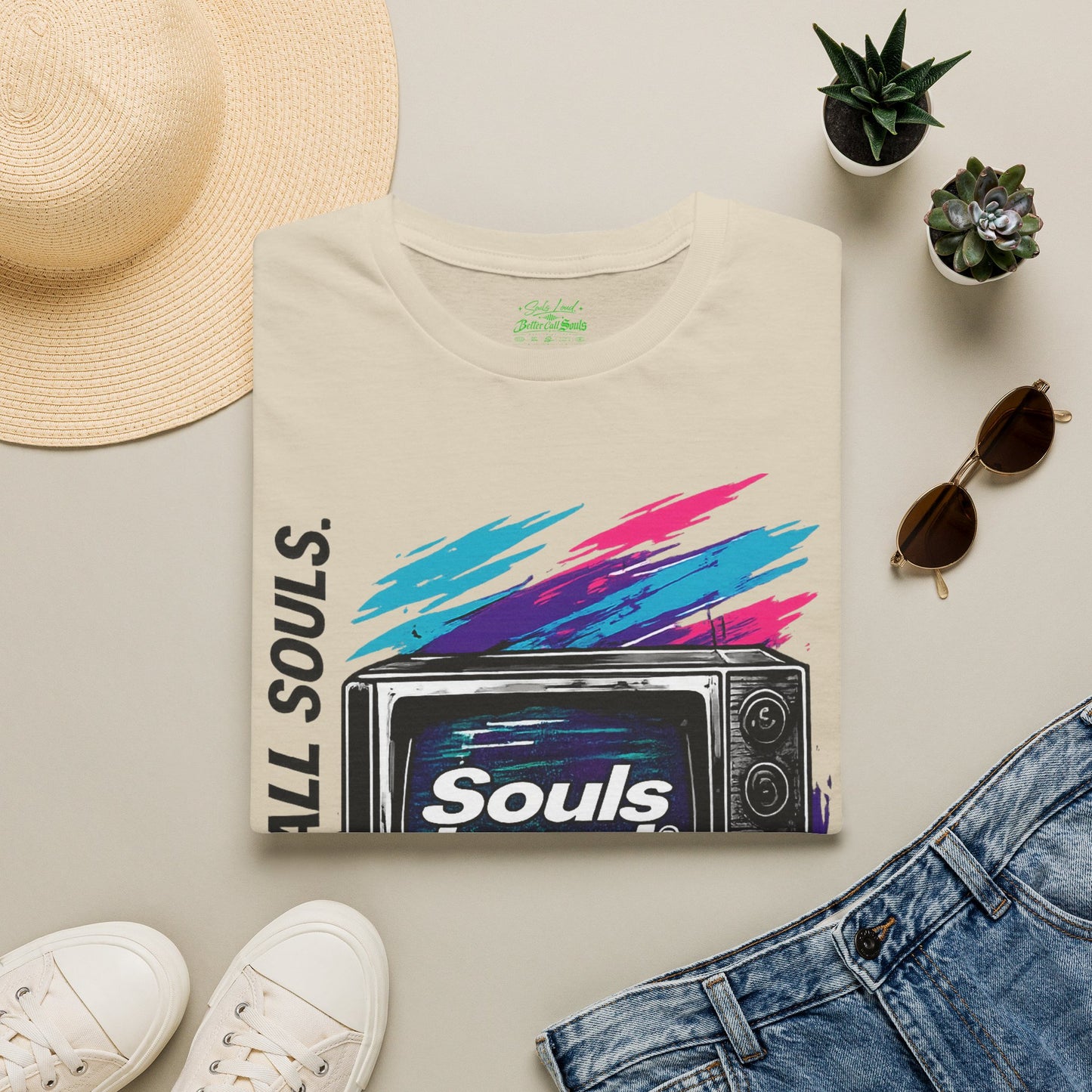 NO SIGNAL Souls Loud Better Call Souls. T-Shirt