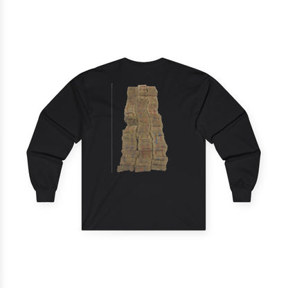 Long Sleeve Tee — 'No Risk No Reward' Stacked Money Back Print