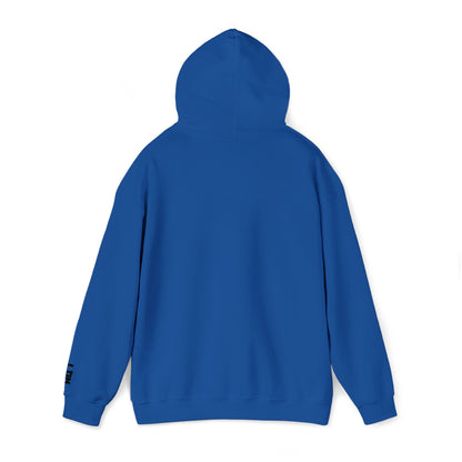 Minimalist 'Love & Light' Hoodie — Small Chest Logo, Sleeve Accent