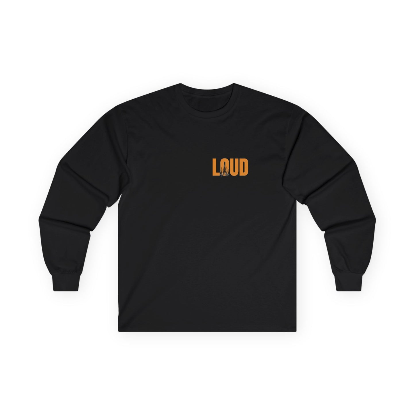 Lion Soul Long Sleeve Tee — "LOUD" Front & Split Lion Back Design