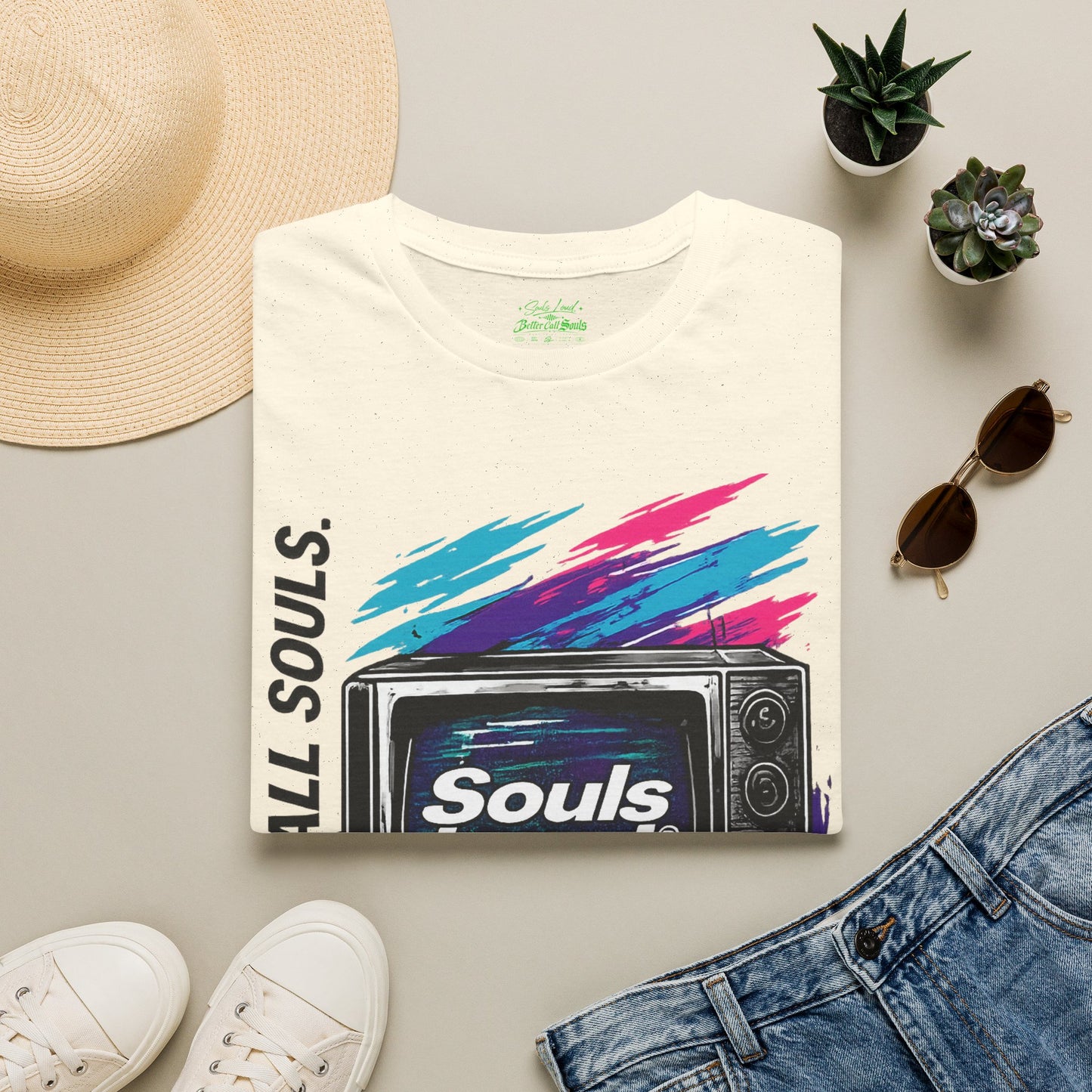 NO SIGNAL Souls Loud Better Call Souls. T-Shirt