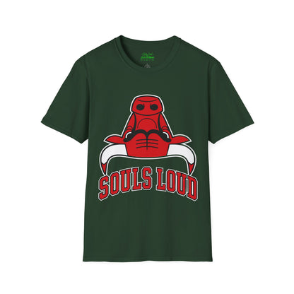 Souls Loud Bulls Robot Mascot  T-Shirt