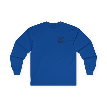 Long Sleeve Tee — 'No Risk No Reward' Stacked Money Back Print