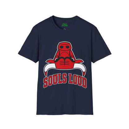 Souls Loud Bulls Robot Mascot  T-Shirt