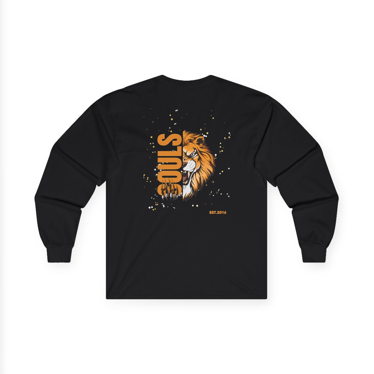 Lion Soul Long Sleeve Tee — "LOUD" Front & Split Lion Back Design