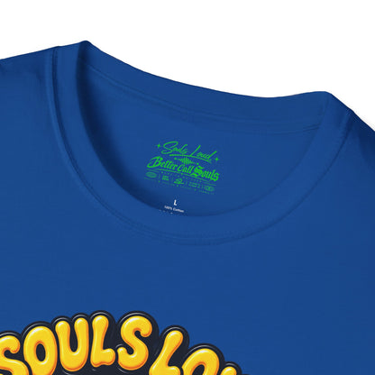 'Souls Loud' Smiley with Cannabis Leaf T-Shirt