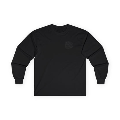 Long Sleeve Tee — 'No Risk No Reward' Stacked Money Back Print