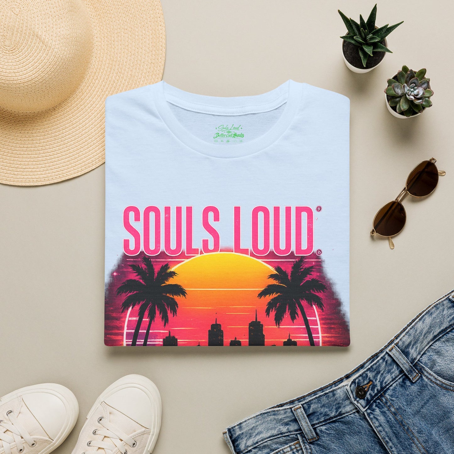 LATE NIGHT Souls Loud  Better Call Souls T-Shirt