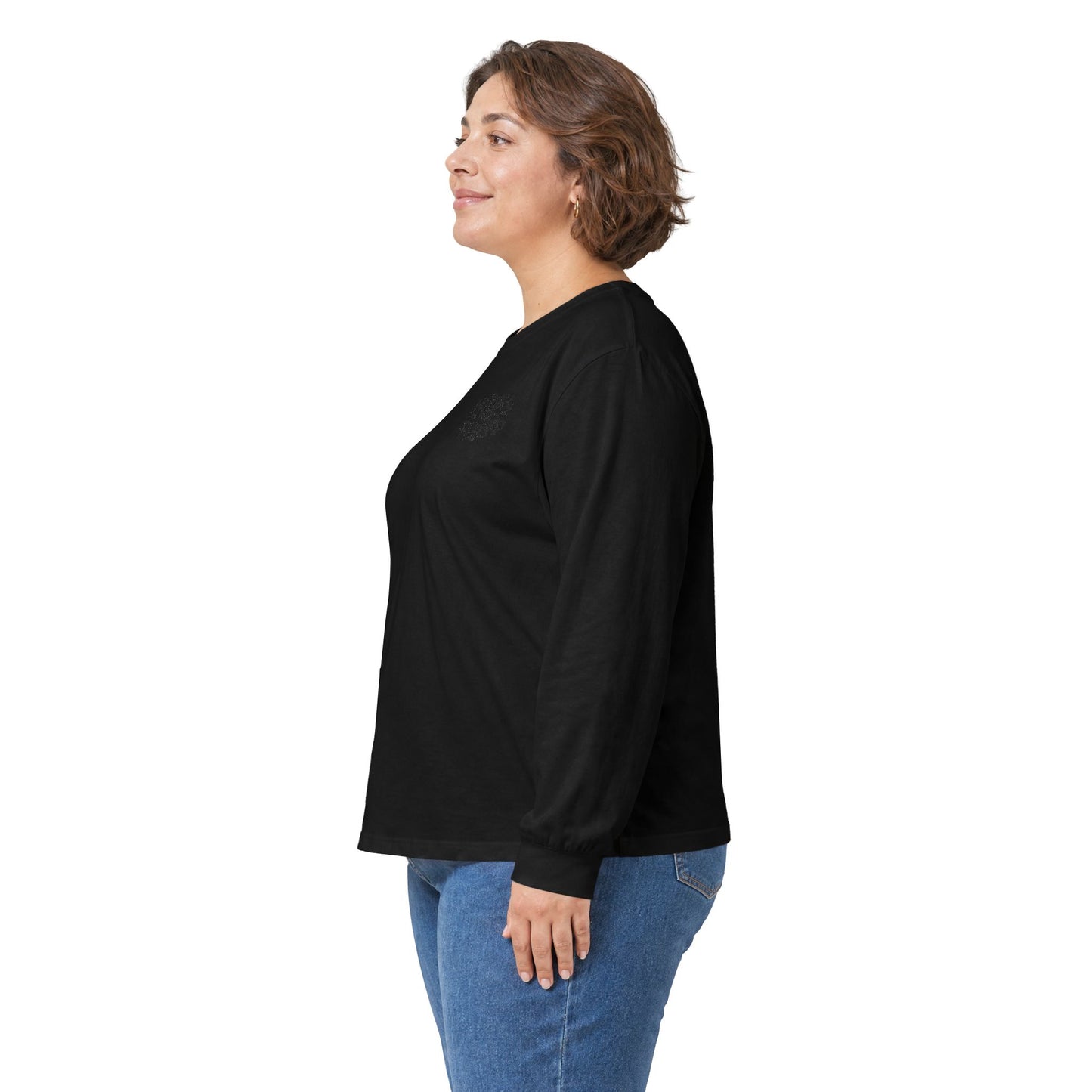 Long Sleeve Tee — 'No Risk No Reward' Stacked Money Back Print