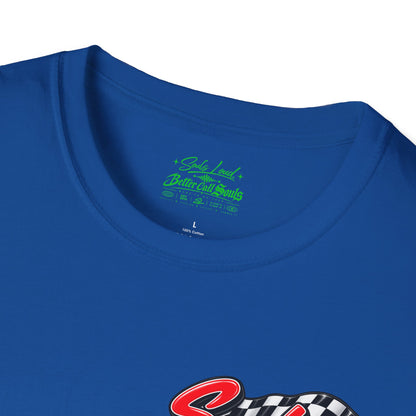 Souls Loud Racing  Retro Checkered Flag T-Shirt