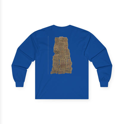 Long Sleeve Tee — 'No Risk No Reward' Stacked Money Back Print