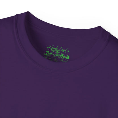 Souls Loud Graphic Tee — Retro Neon Racing Logo T-Shirt