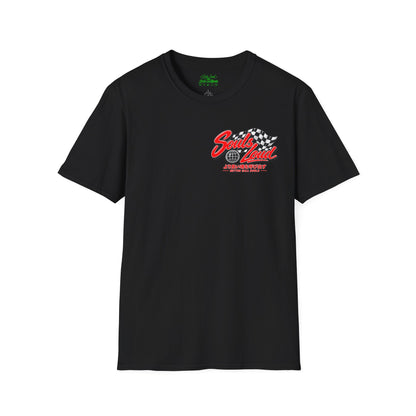 Souls Loud Racing  Retro Checkered Flag T-Shirt