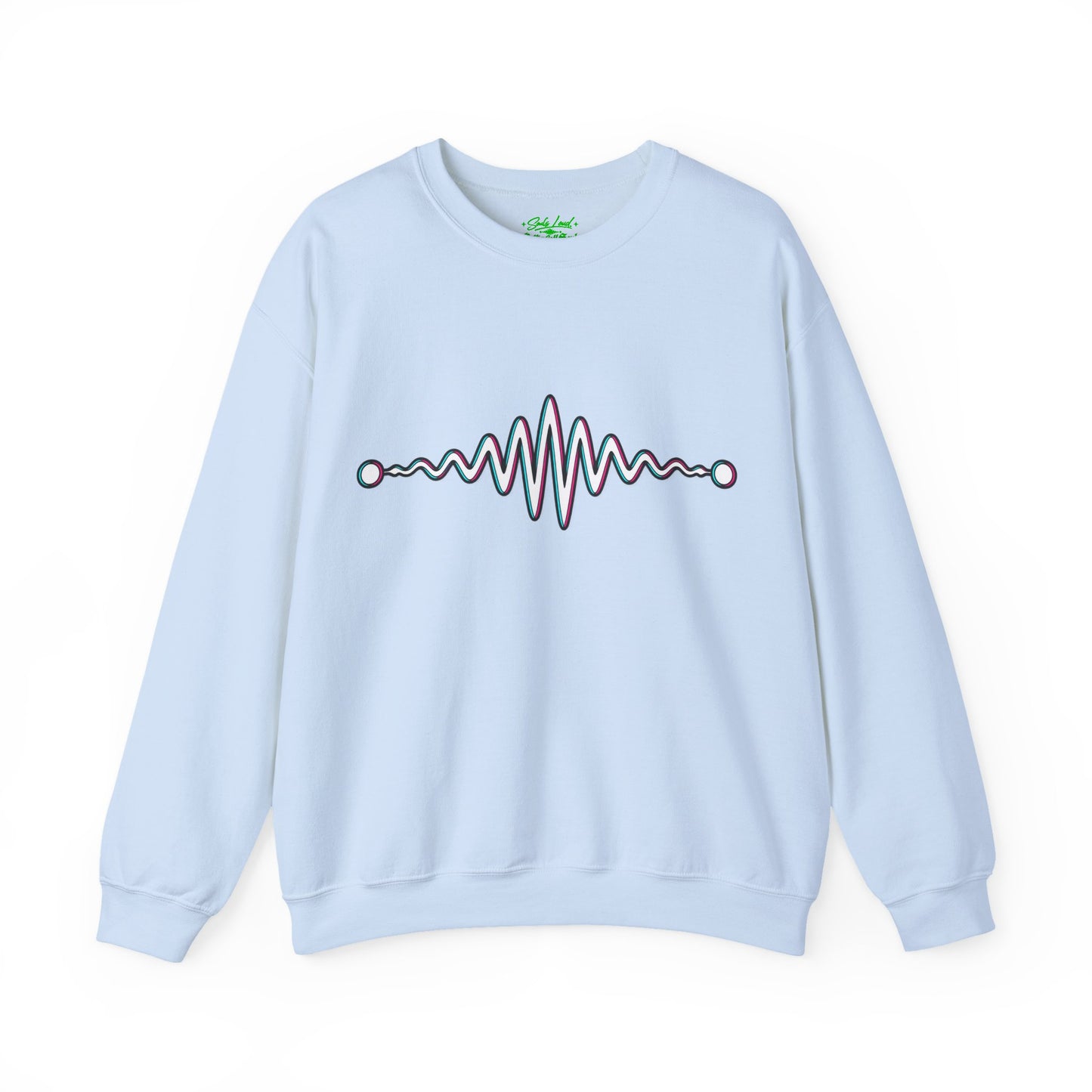 Souls Loud® Neon Frequency Crewneck