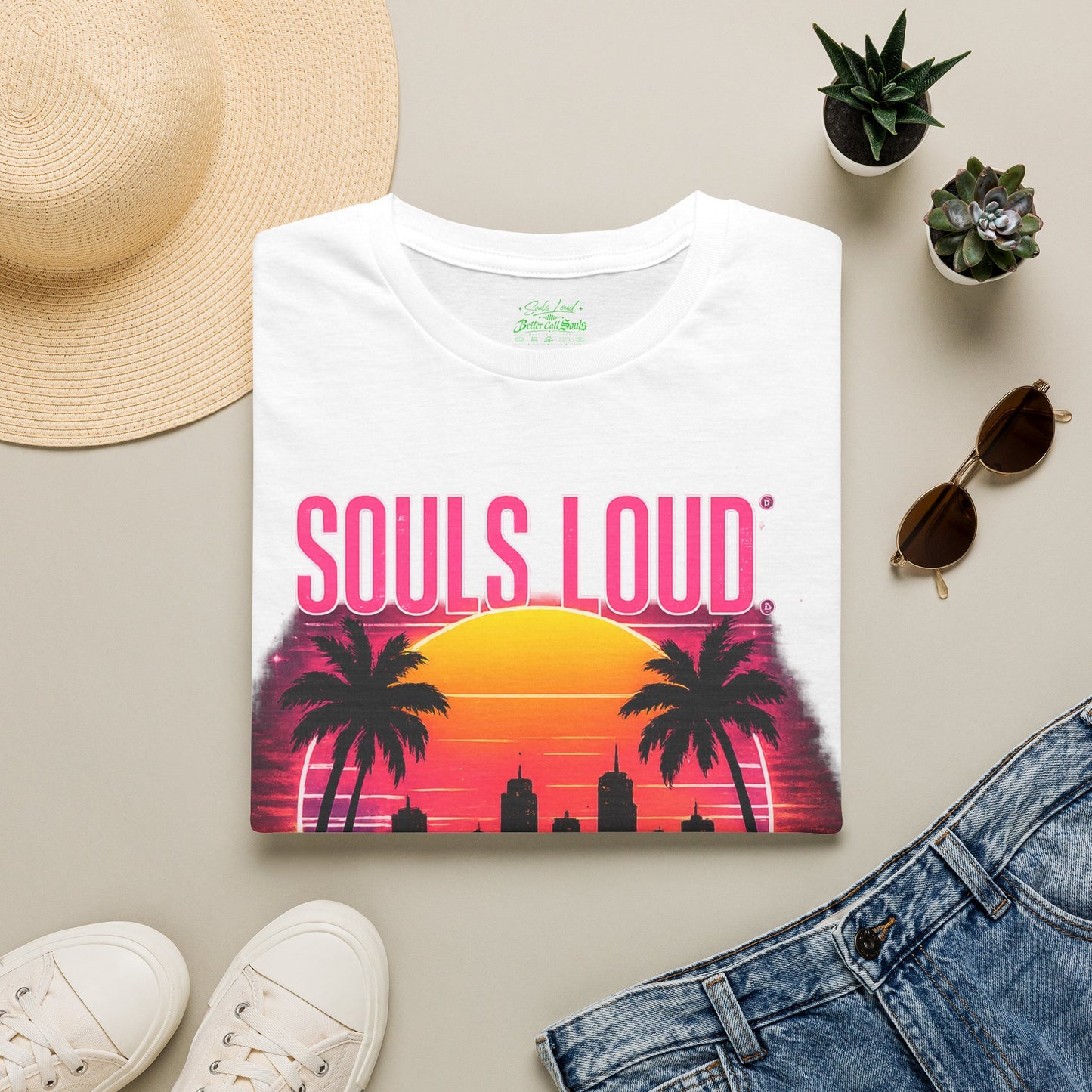 LATE NIGHT Souls Loud  Better Call Souls T-Shirt