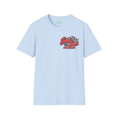 Souls Loud Racing  Retro Checkered Flag T-Shirt