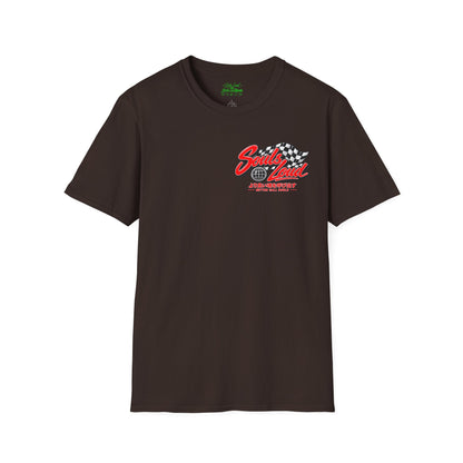 Souls Loud Racing  Retro Checkered Flag T-Shirt