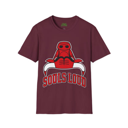 Souls Loud Bulls Robot Mascot  T-Shirt