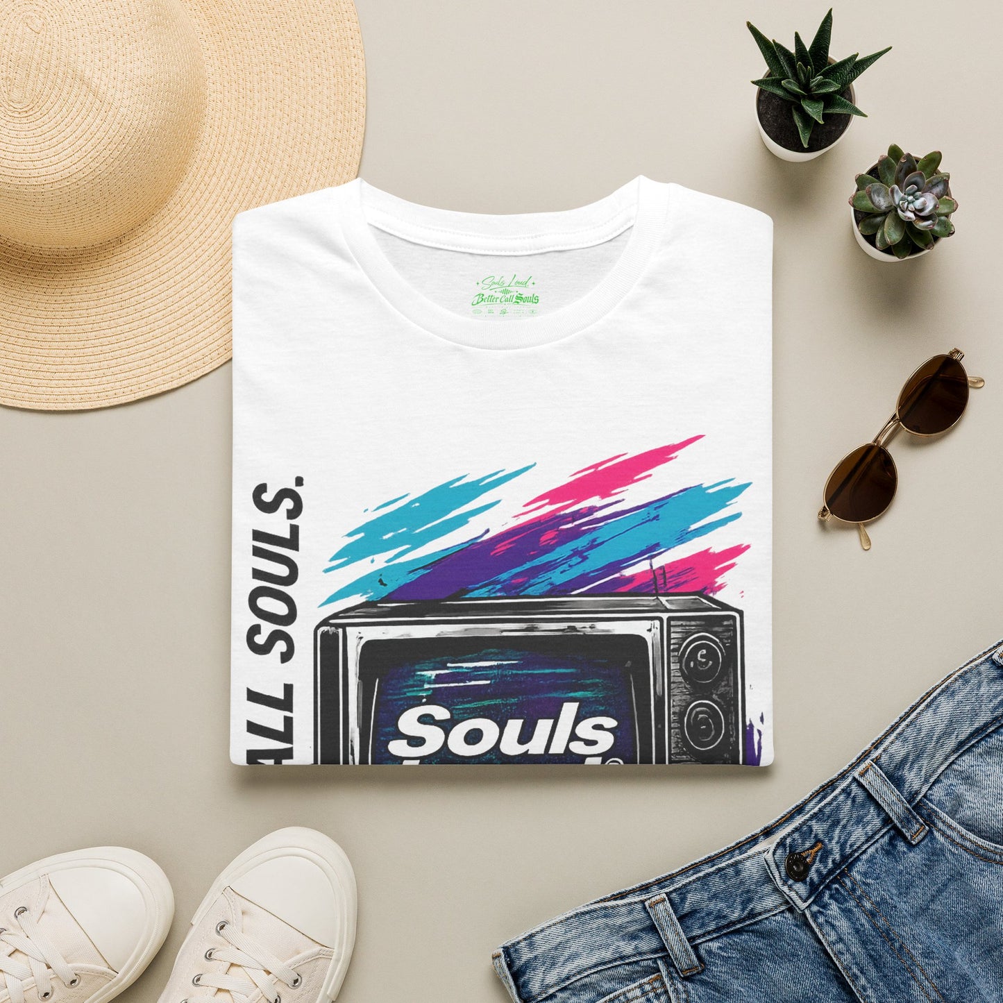 NO SIGNAL Souls Loud Better Call Souls. T-Shirt