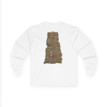 Long Sleeve Tee — 'No Risk No Reward' Stacked Money Back Print