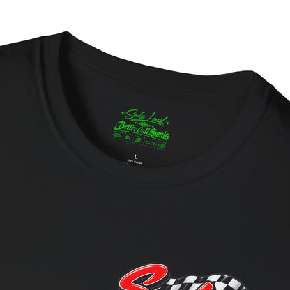 Souls Loud Racing  Retro Checkered Flag T-Shirt