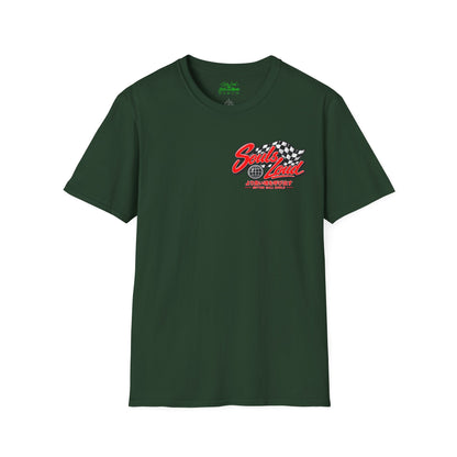 Souls Loud Racing  Retro Checkered Flag T-Shirt