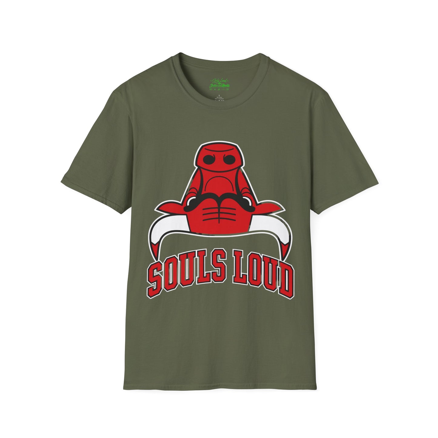 Souls Loud Bulls Robot Mascot  T-Shirt