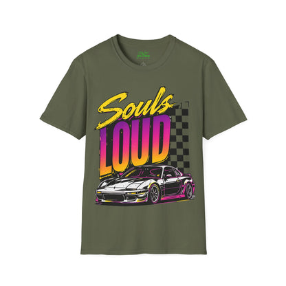 MID NIGHT DRIVE Souls Loud T-Shirt