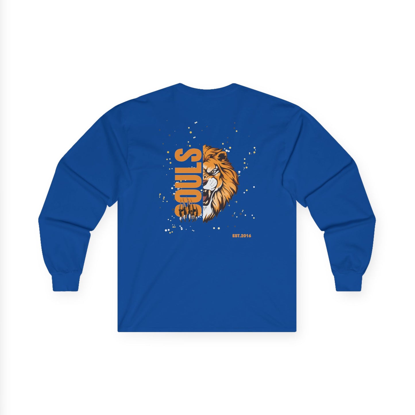 Lion Soul Long Sleeve Tee — "LOUD" Front & Split Lion Back Design