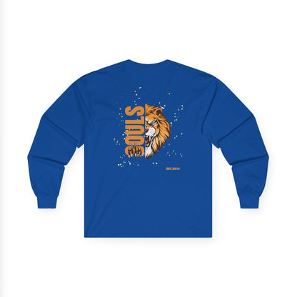 Lion Soul Long Sleeve Tee — "LOUD" Front & Split Lion Back Design