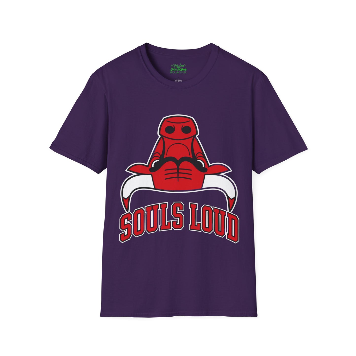 Souls Loud Bulls Robot Mascot  T-Shirt