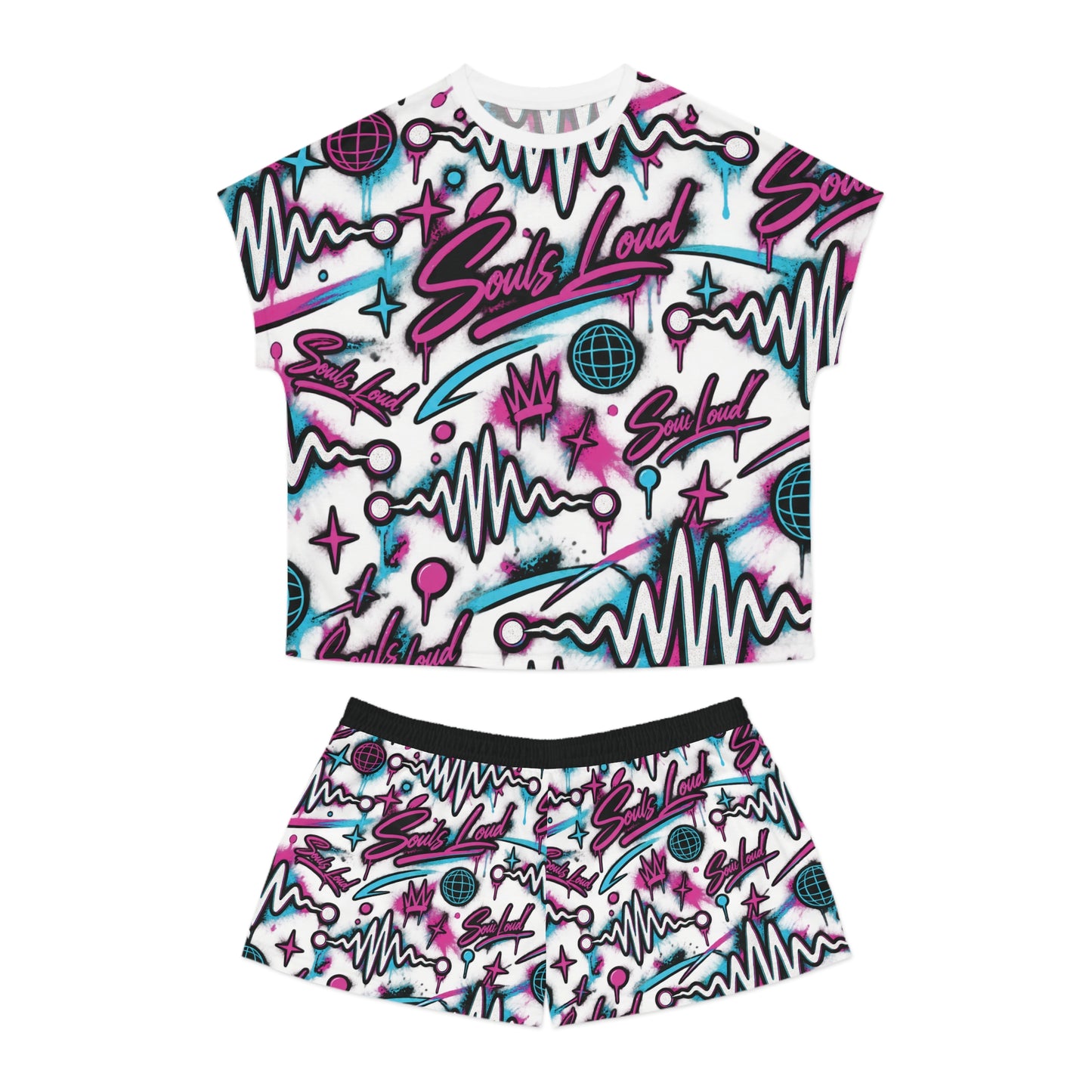 Souls Loud® Neon Frequency PJ Set.