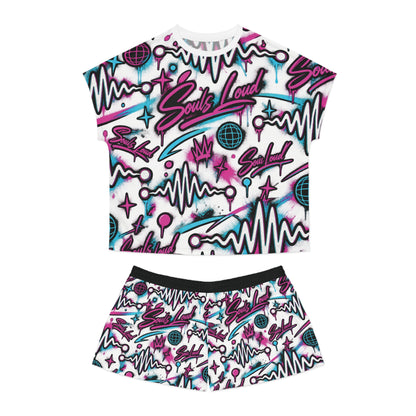Souls Loud® Neon Frequency PJ Set.