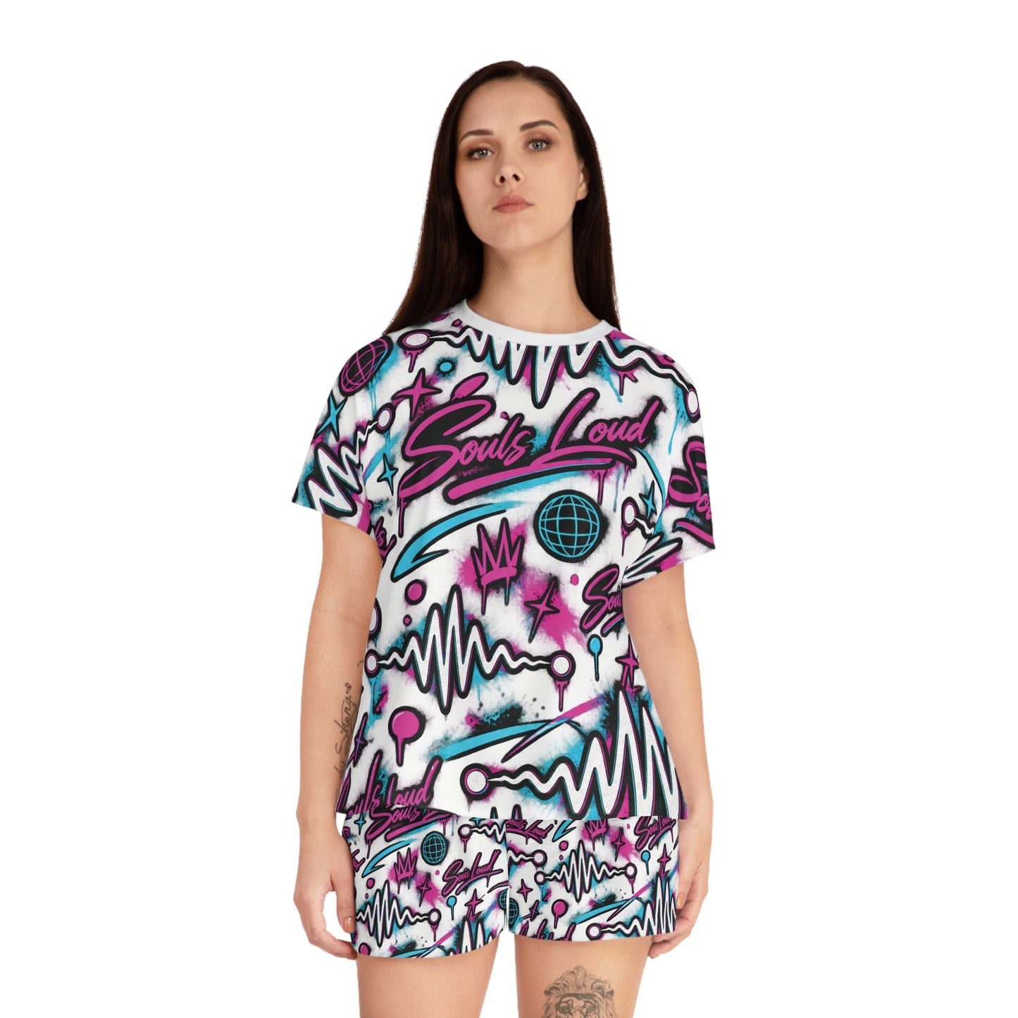 Souls Loud® Neon Frequency PJ Set.