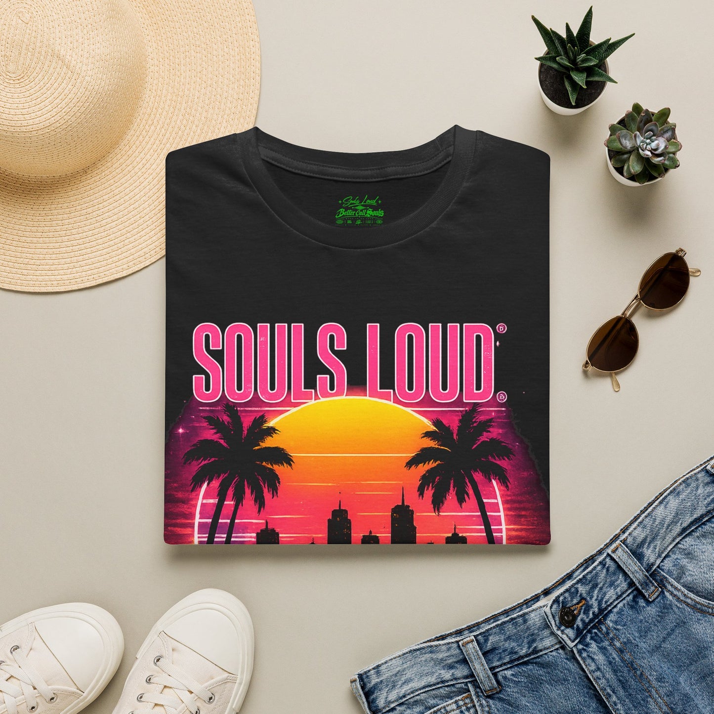 LATE NIGHT Souls Loud  Better Call Souls T-Shirt